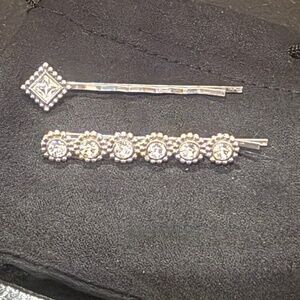 Brighton twinkle silver diamond bobby pins